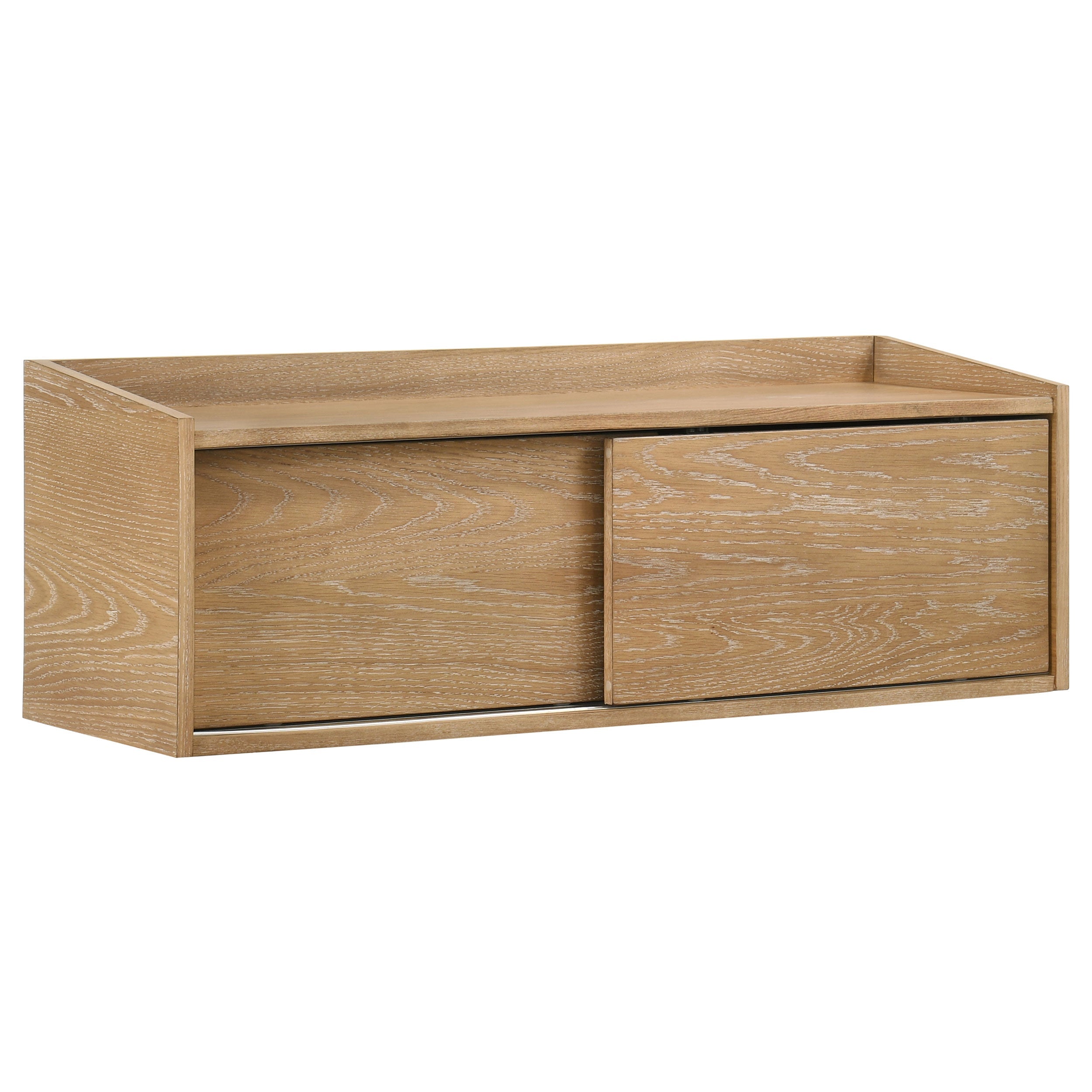 Fabian Bookshelf Bridge with Cubbies Distressed Light Brown-