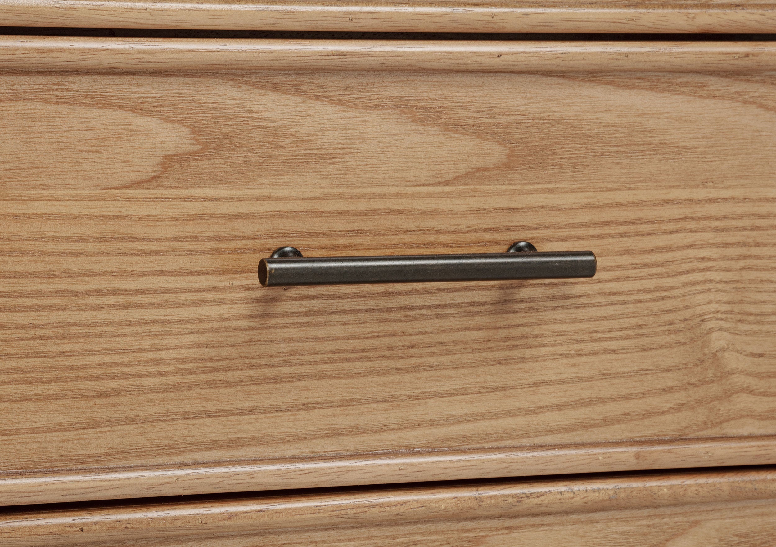 Vermes 55-inch 3-drawer Writing Desk with Power Outlet Light Ash-