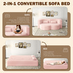 Modern Floor Sofa with 2 Pillows