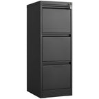 Vertical 3 Drawer Locking File Cabinet