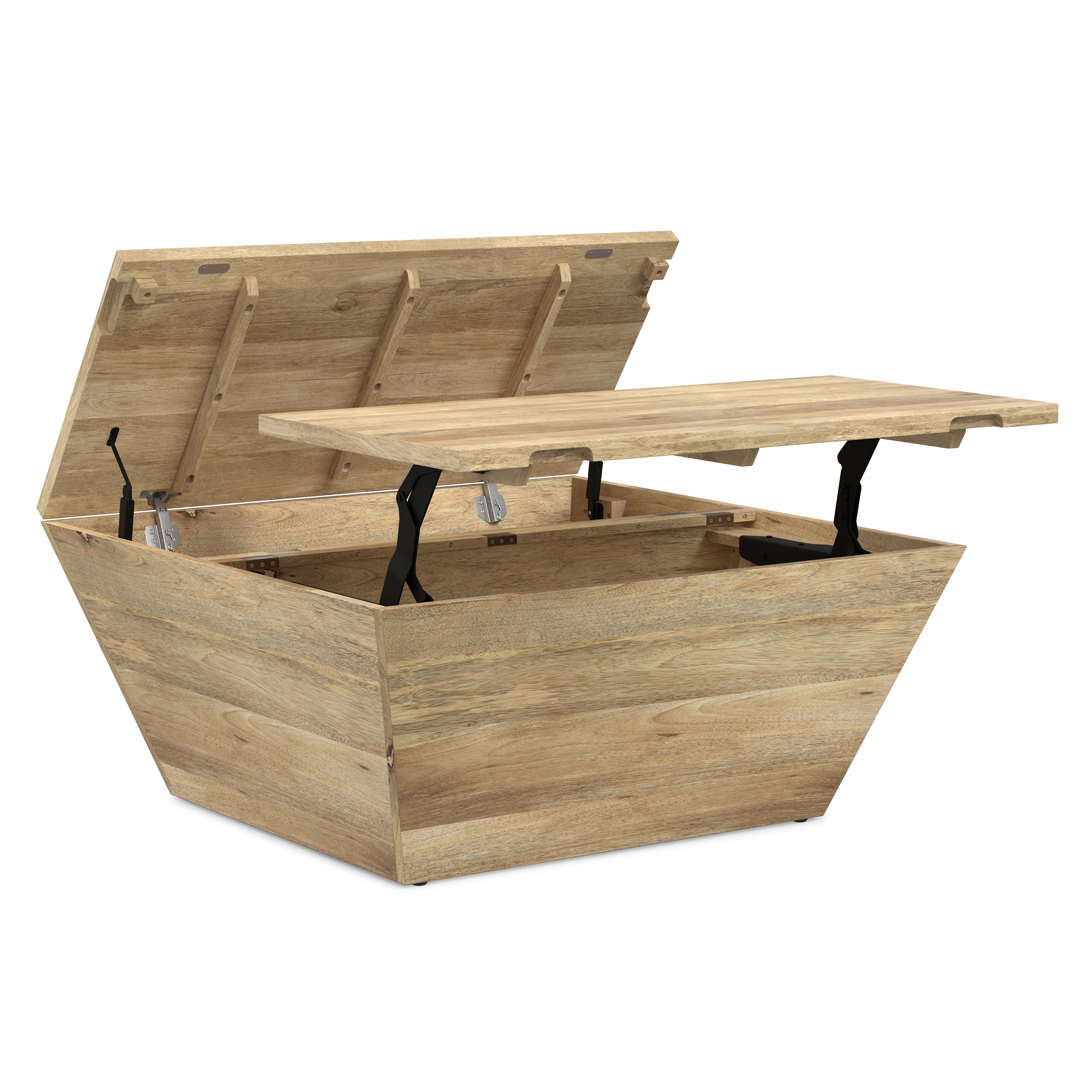 Abba 36 Inch Square Lift Top Coffee Table