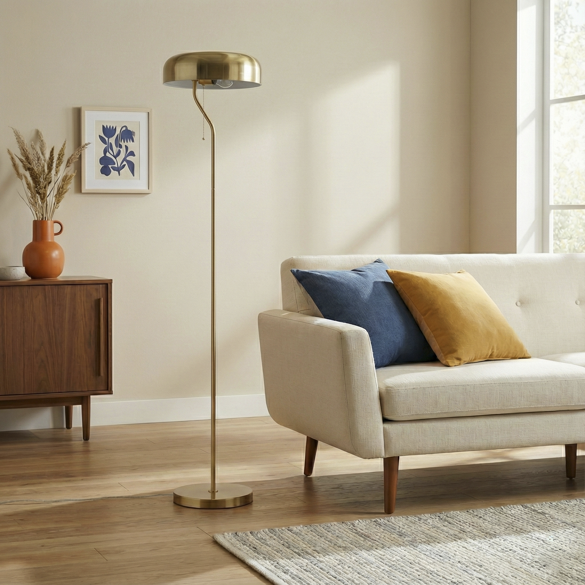 Tall Corner Floor Lamp