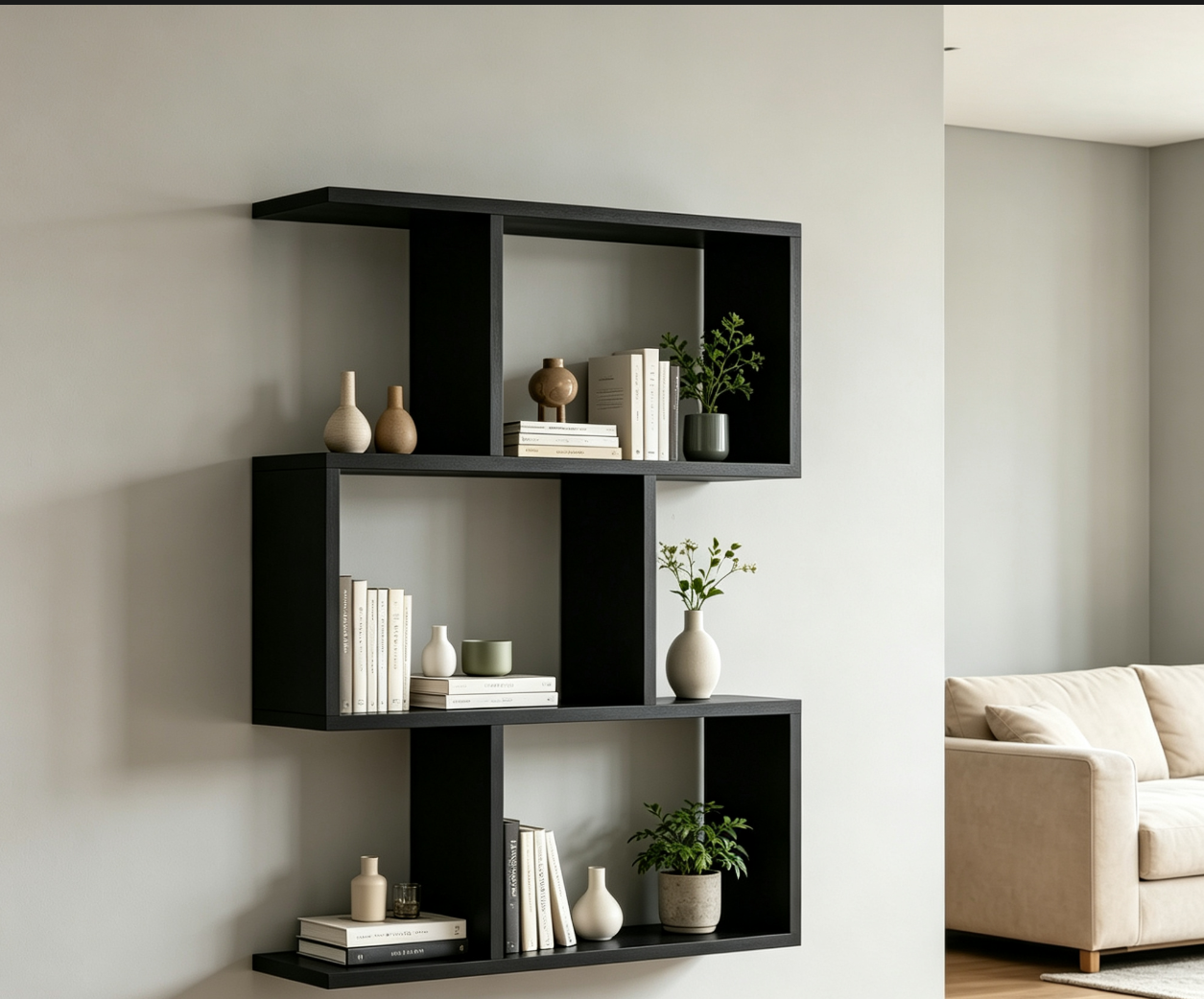 Three Layer Simple Household Display Shelf