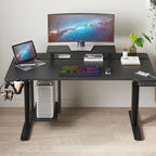 63"×(24"+6") Adjustable Height Desk