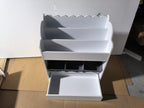 Kids Bookshelf with Storage Bins and Drawer