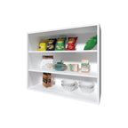 Chinle Wall Cabinet in Melamine with Open Storage