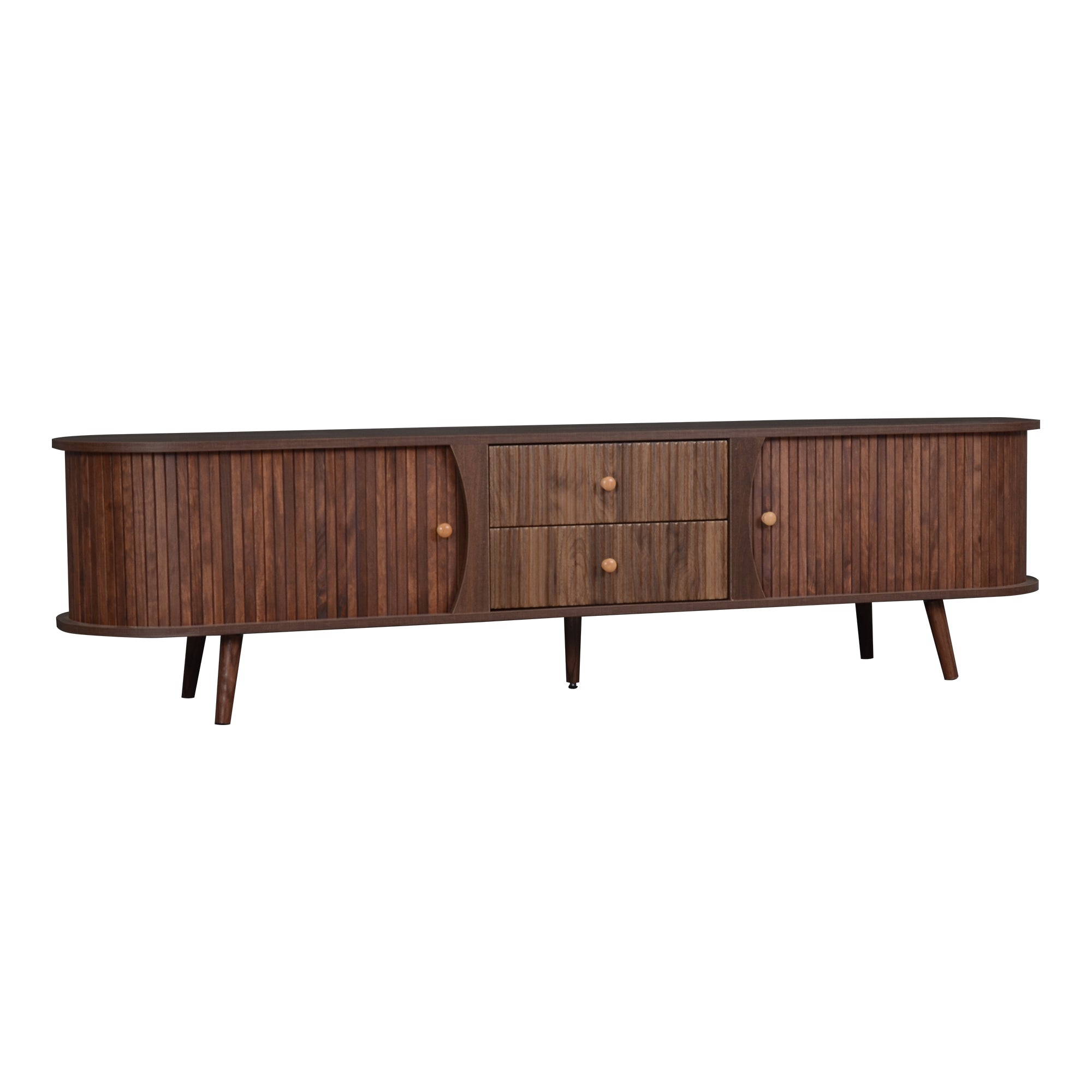 Mid Century Modern TV Stand for Up to 80 Inch TVs