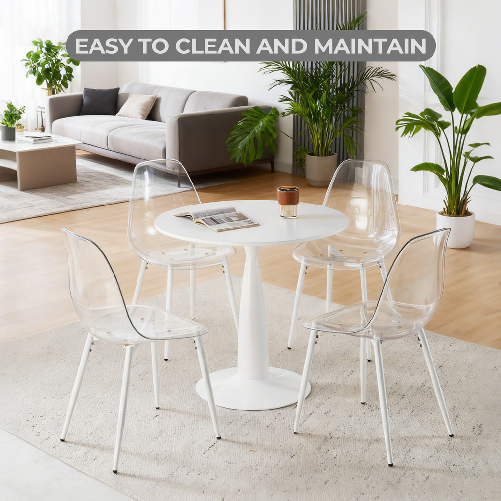 31.5 Inch Mid-Century Modern Pedestal Table