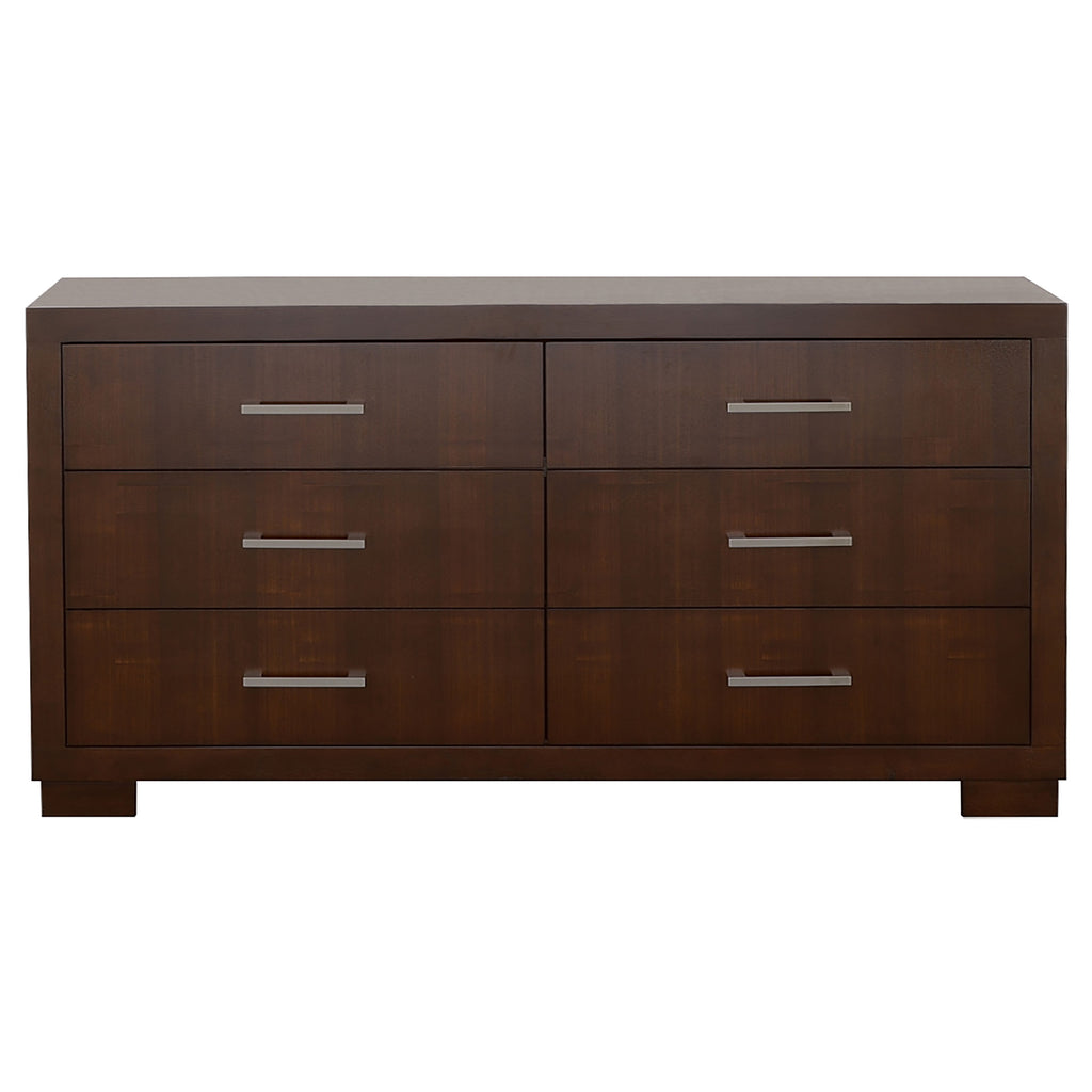 Polk Cappuccino 6-Drawer Dresser