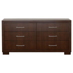 Polk Cappuccino 6-Drawer Dresser