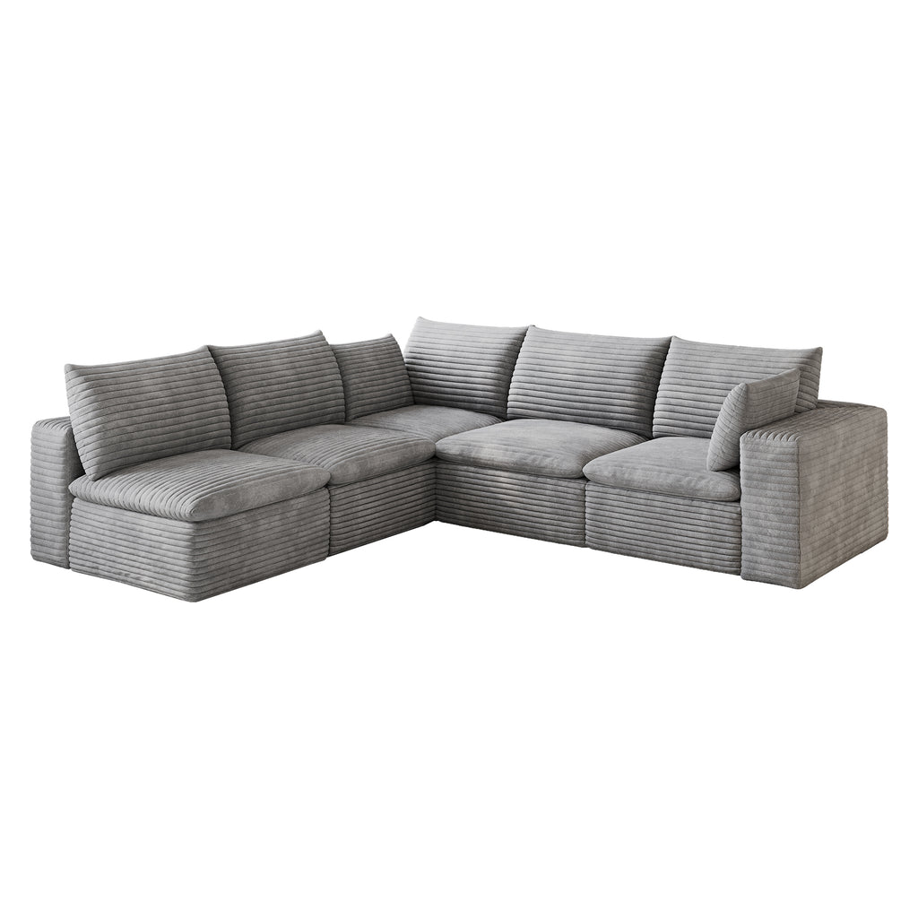 Cloud Sofa in Corduroy Fabric