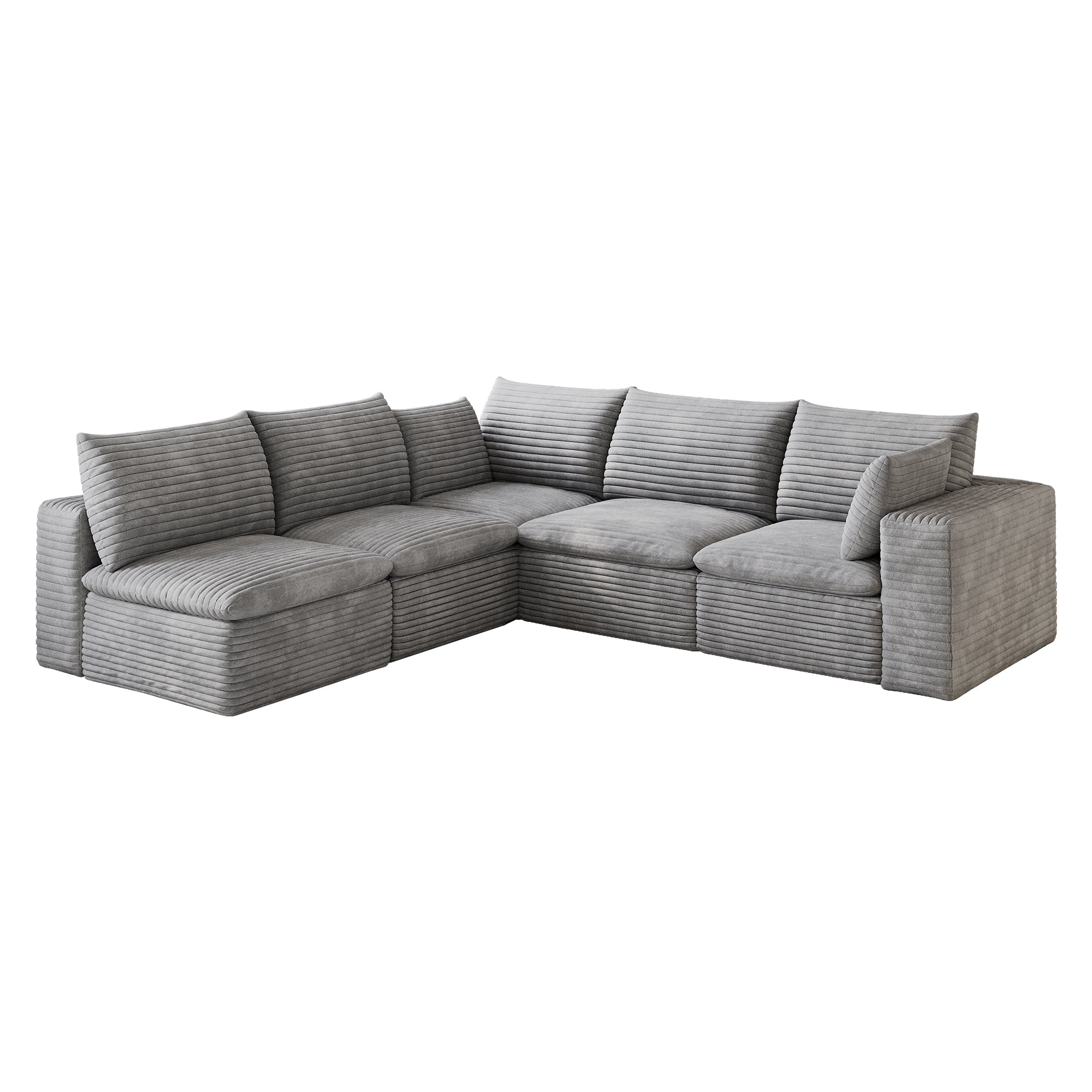 Cloud Sofa in Corduroy Fabric