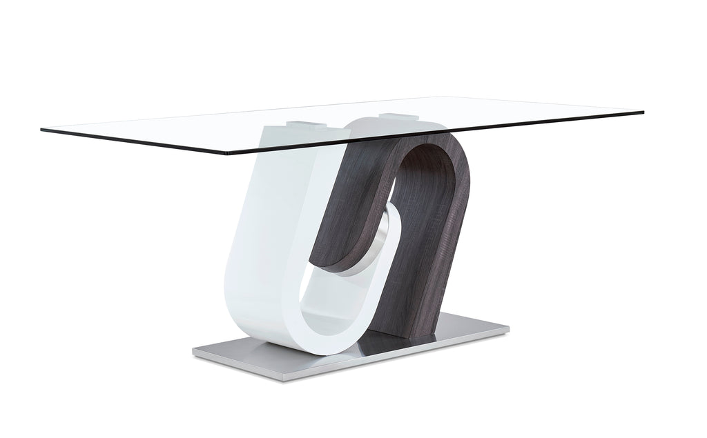 Tony Dining Table Grey/White