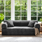 Convertible Sleeper Sofa Bed - Speckled Black