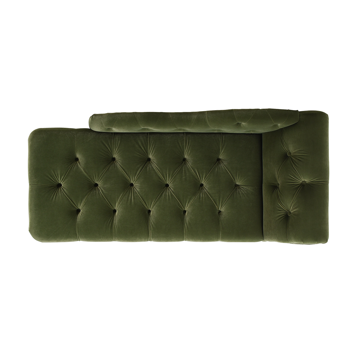 The Solengrund™ Right-Arm Lounge Sofa Olive Green