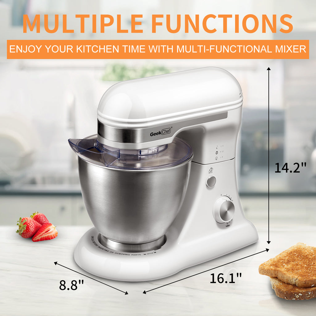 Geek Chef Electric Stand Mixer, 4.8QT 12 Speeds