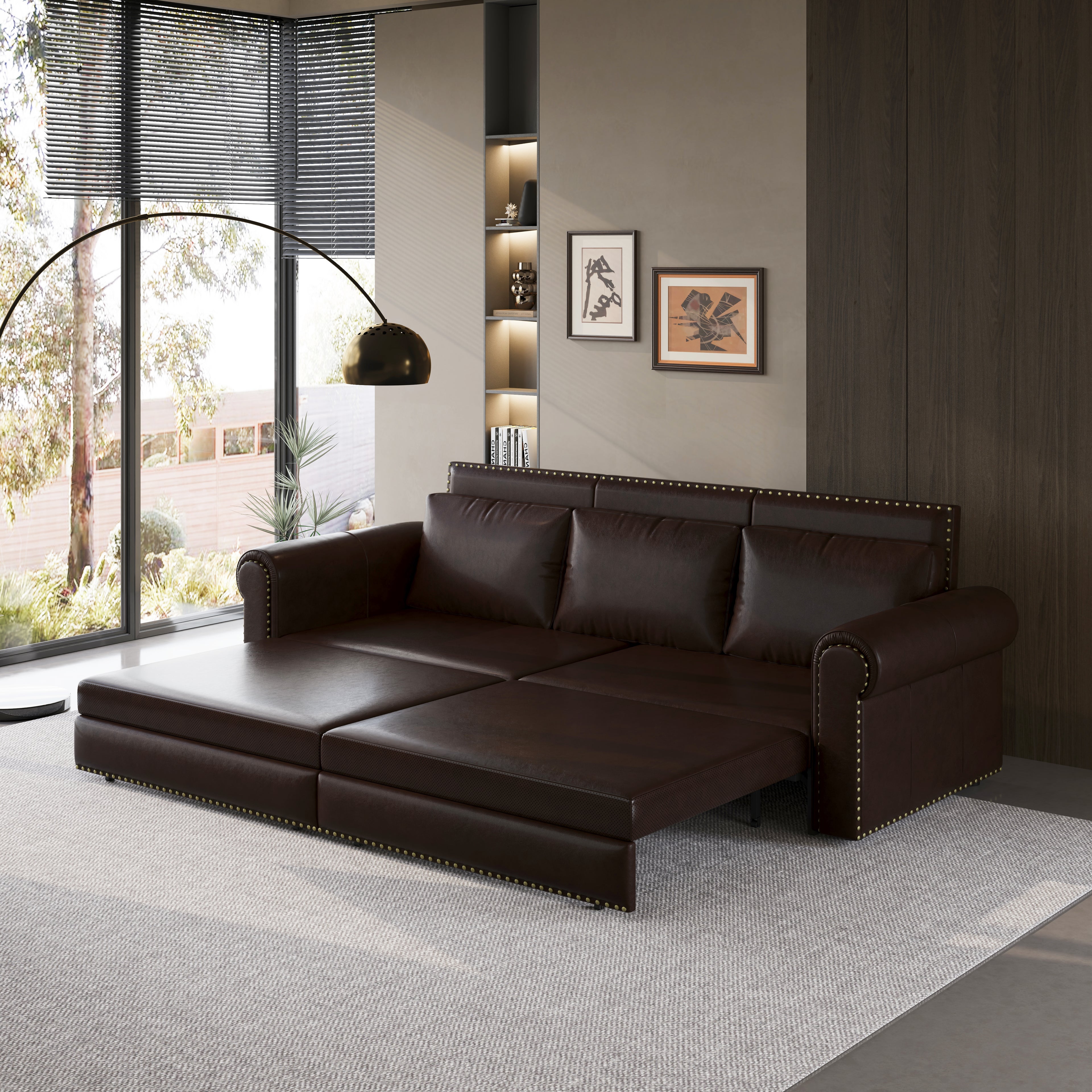 Chesterfield 93.7" King Pull Out Sofa Bed