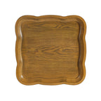 Natural and Black End Table