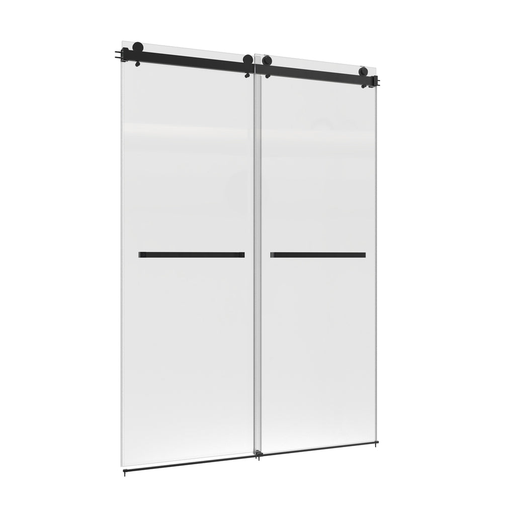 60"W x 75"H Double-Sliding Shower Door Matte