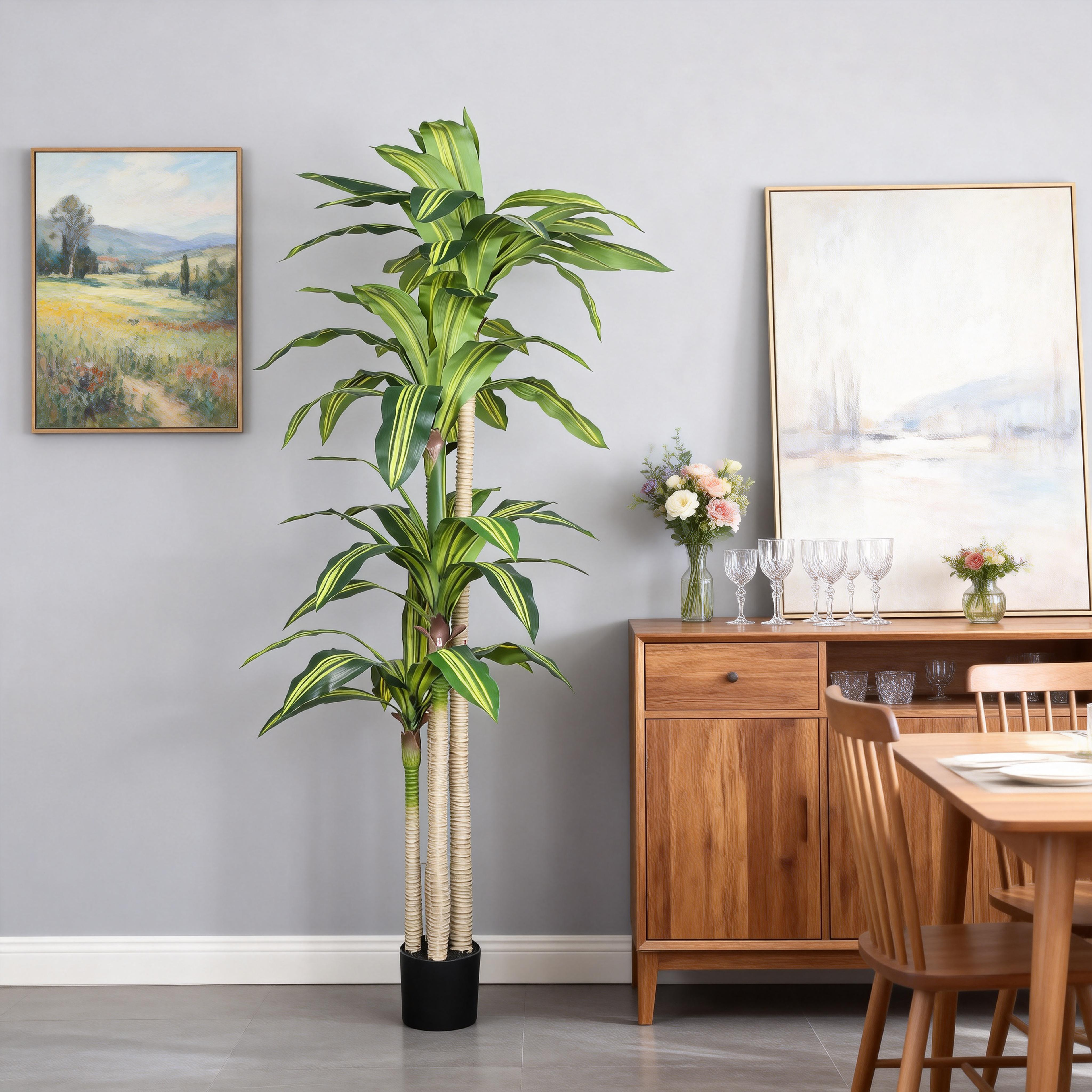 6' Artificial Dracaena Tree