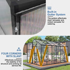 6x12FT Walk-in Outdoor Greenhouse