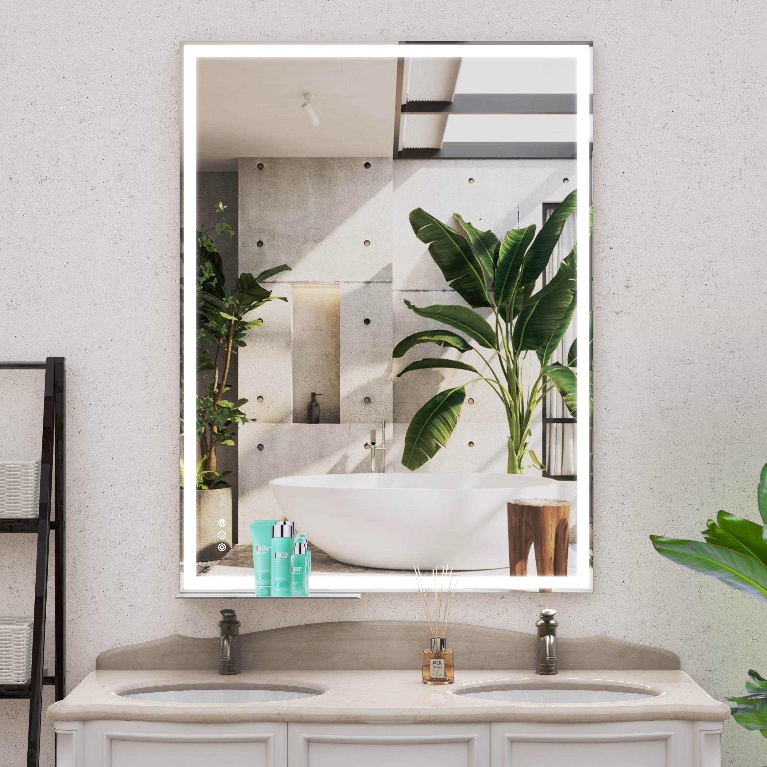 48x36 Inch LED Bathroom Vanity Mirror