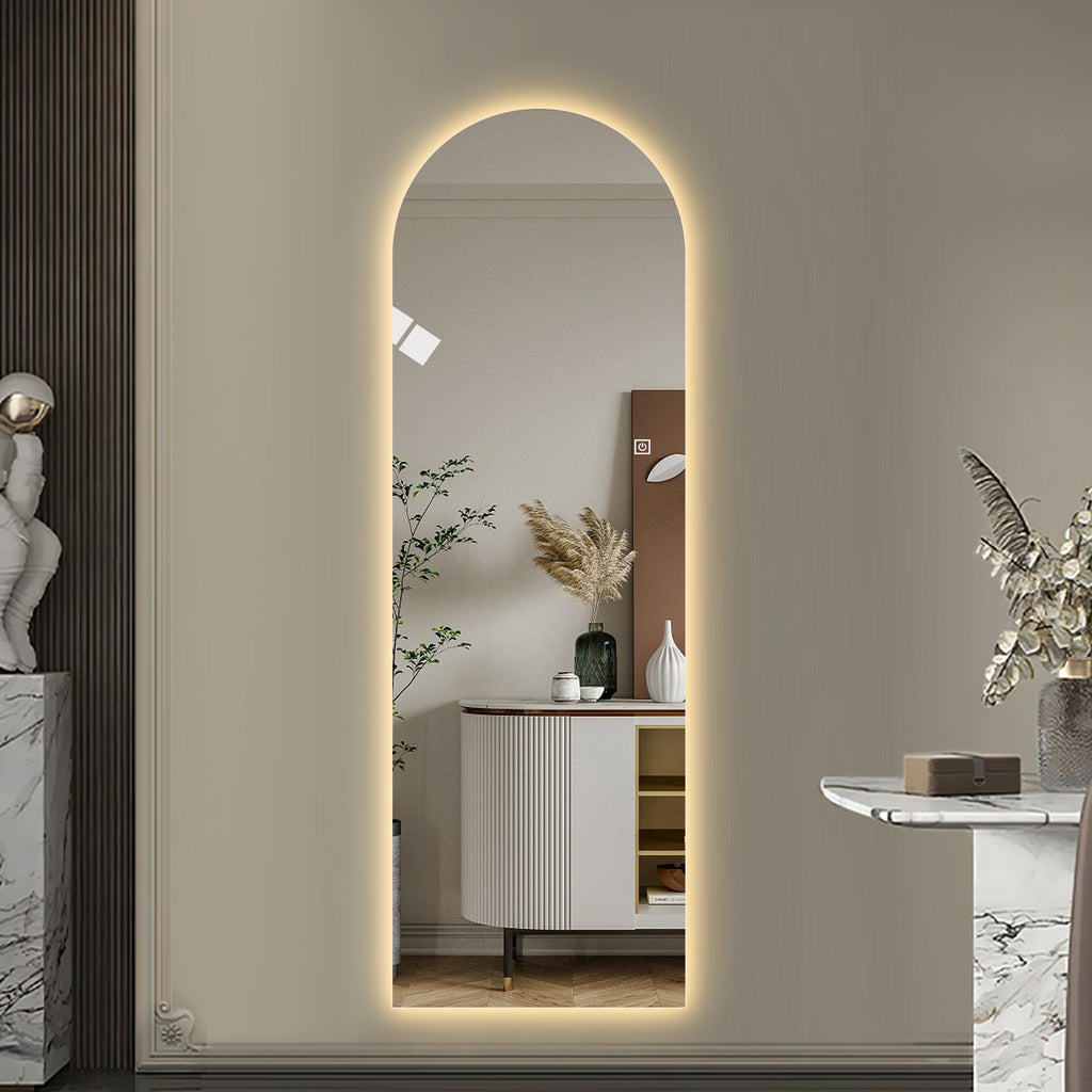 65" x 21" LED Full Length Wall Mirror