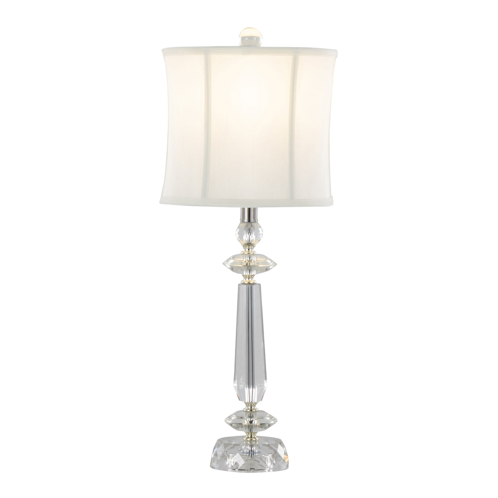 Karat 25.5" Contemporary Crystal Table Lamp