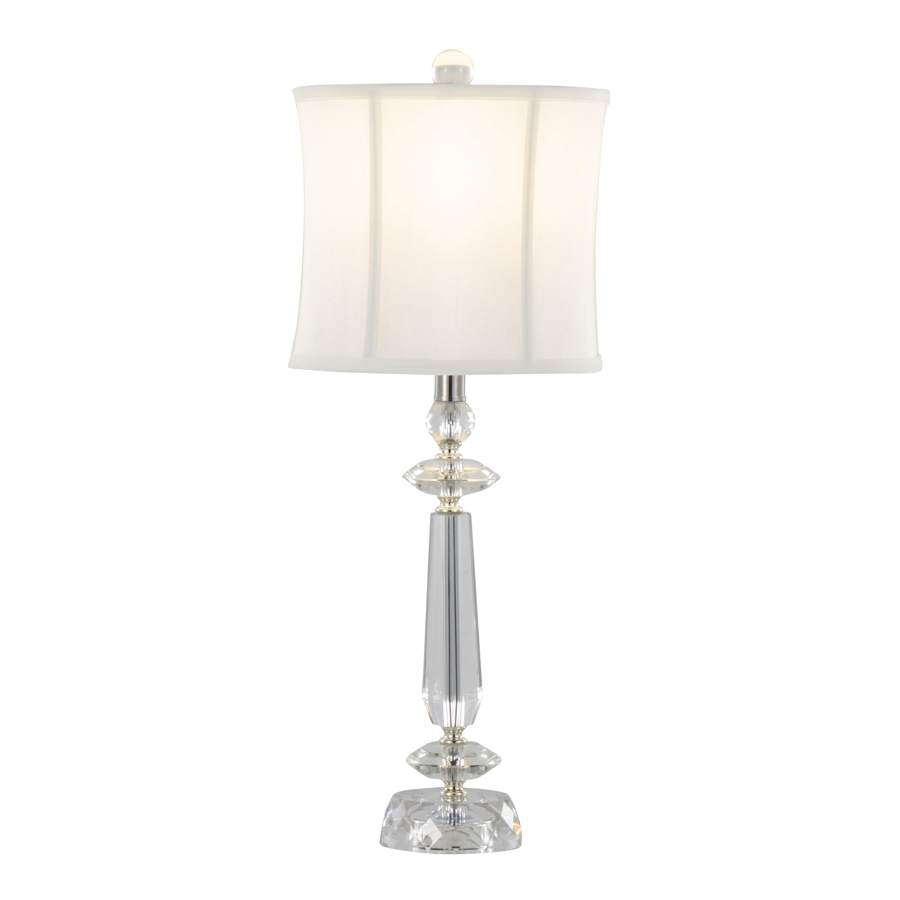 Karat 25.5" Contemporary Crystal Table Lamp