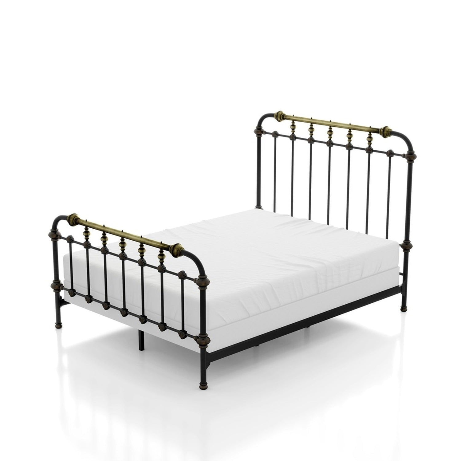 Transitional Style Antique Bed