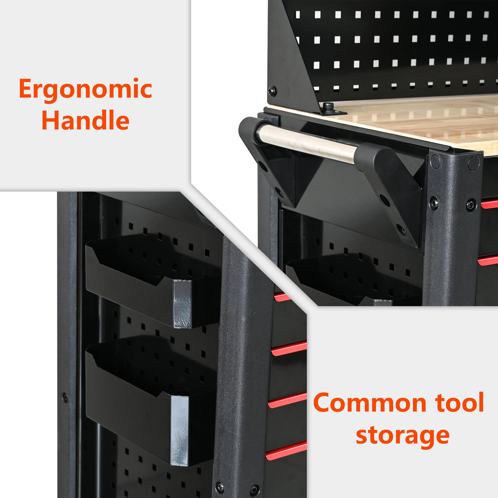 Automobile Repair Heavy-duty Tool Cart with 7+12 Drawers