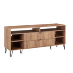 Dumbo 63" Fluted TV Stand in Golden