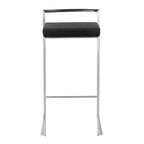 30" Contemporary Stackable Barstool Set of Three