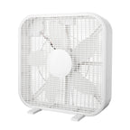20 Inch Box Fan - 3-Speed Portable Cooling Fan with Carry Handle