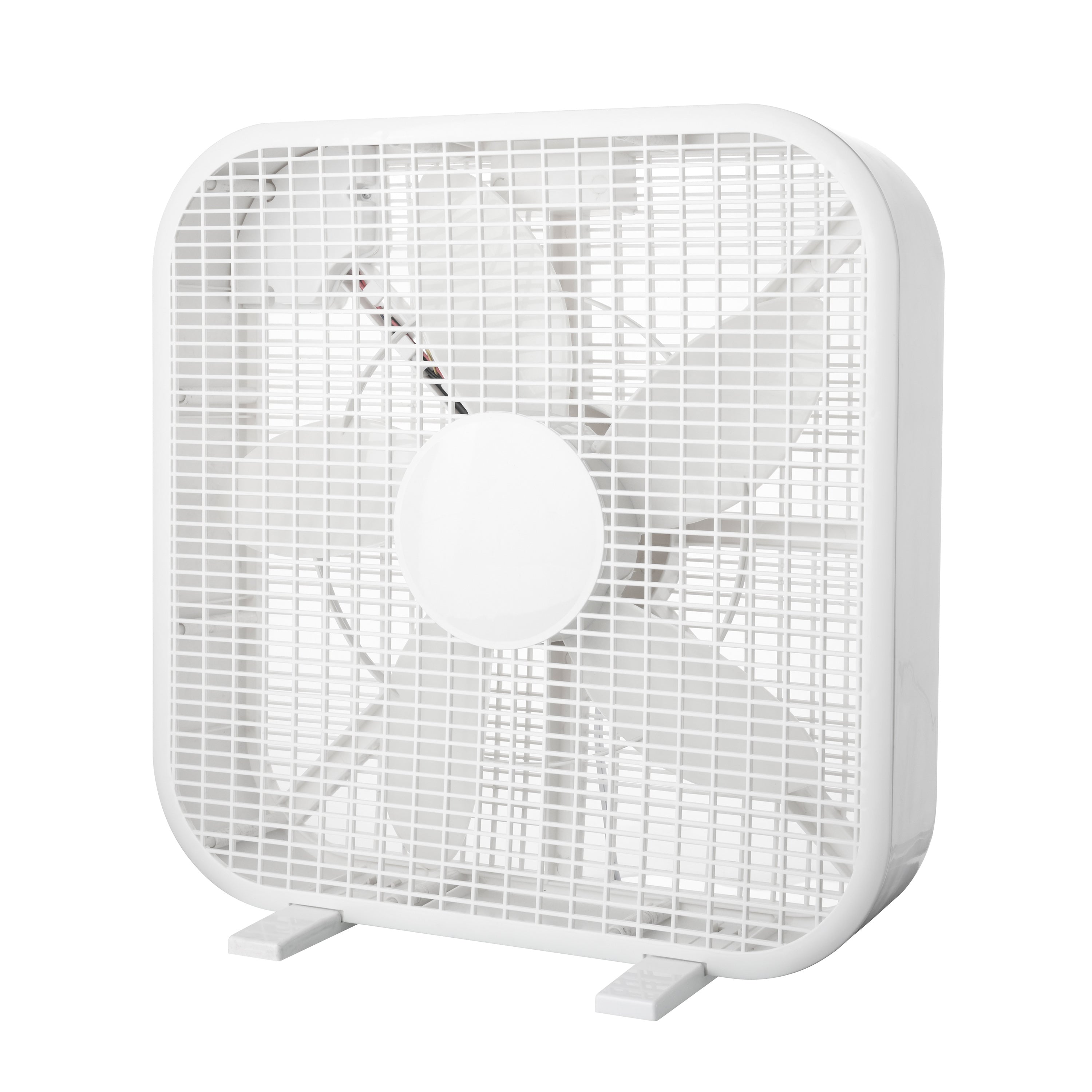 20 Inch Box Fan - 3-Speed Portable Cooling Fan with Carry Handle