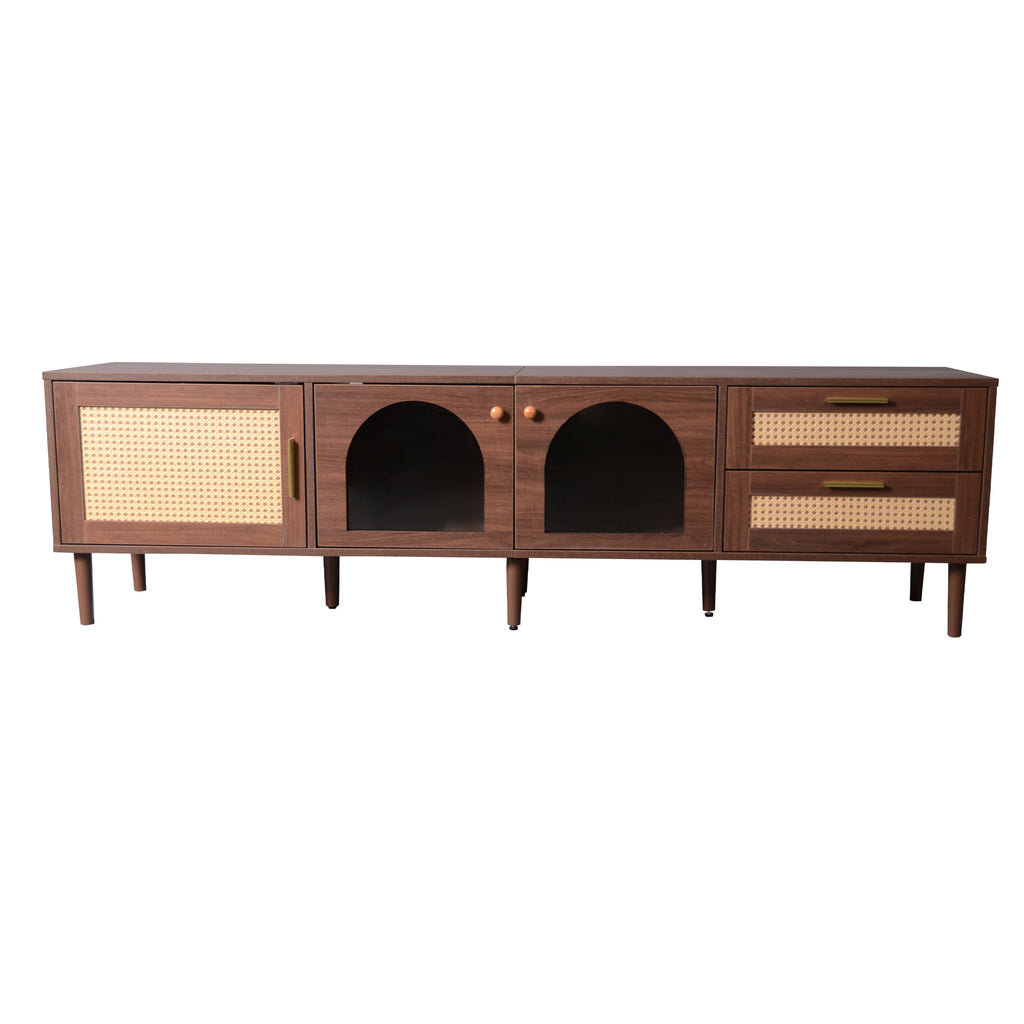 70 Inch TV Stand for TVs Up to 80 Inches