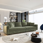 102.4" Plush Corduroy 4-Seat Sofa