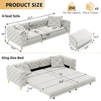 3-in-1 Convertible Sleeper Sofa