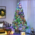 7.5ft Tall Prelit Artificial Christmas Tree