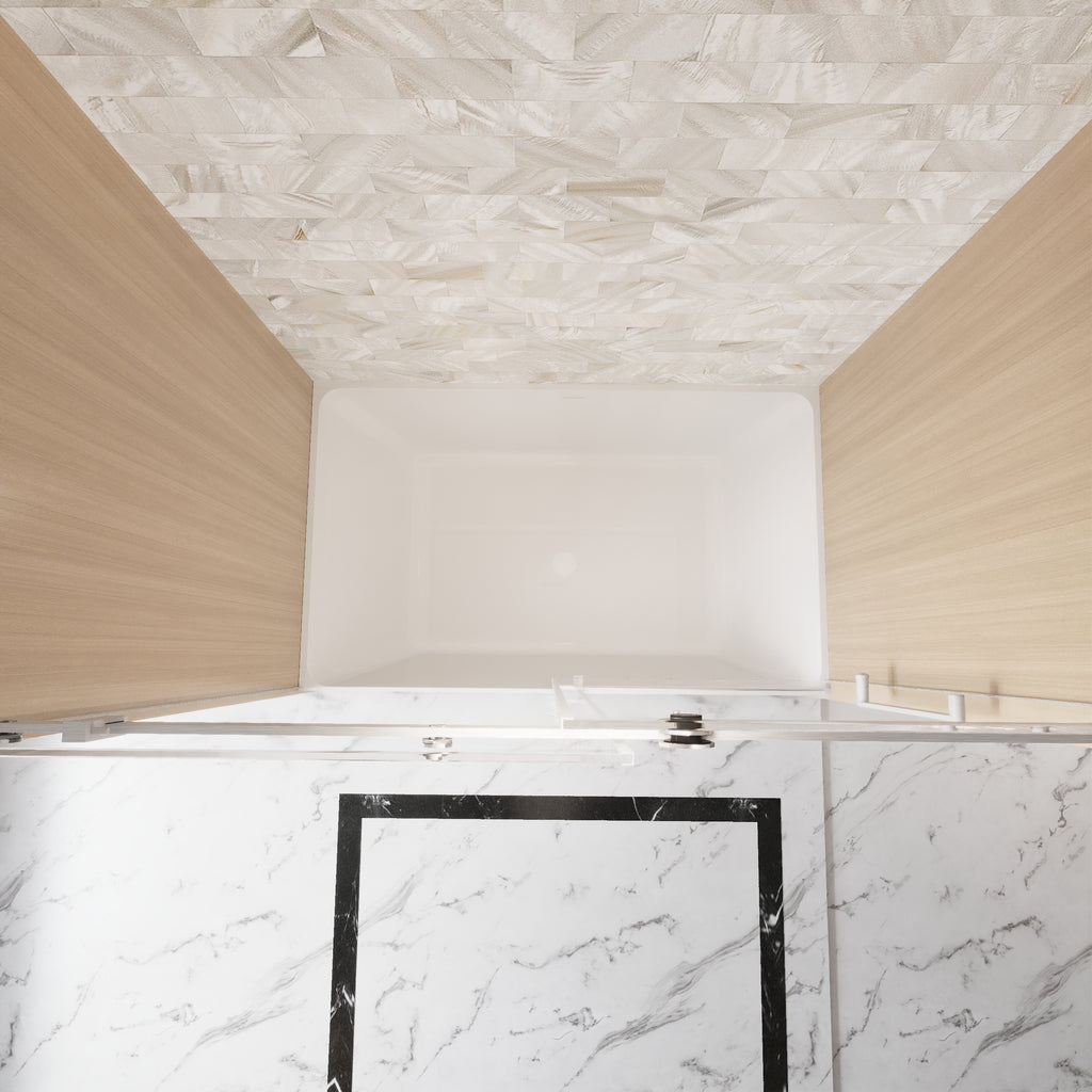 Frameless Single Sliding Shower Door