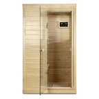 Canadian Hemlock Wood One Person Far Infrared Sauna