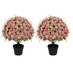 24-Inch Artificial Rose Decoration in Pink