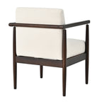 Mid-Century 7-Piece Dining Table Set, 70" Rubber Wood