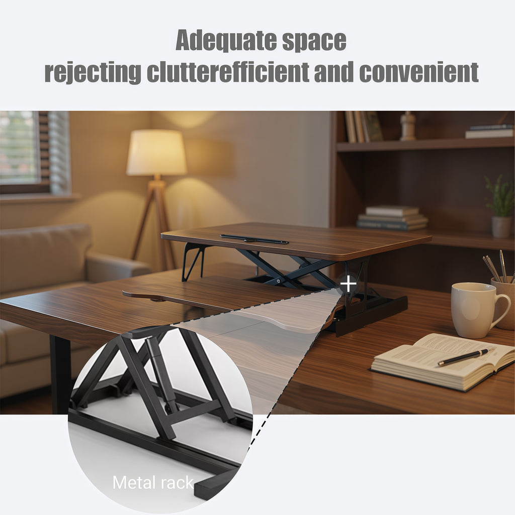 32 Inch Height Adjustable Desk Converter