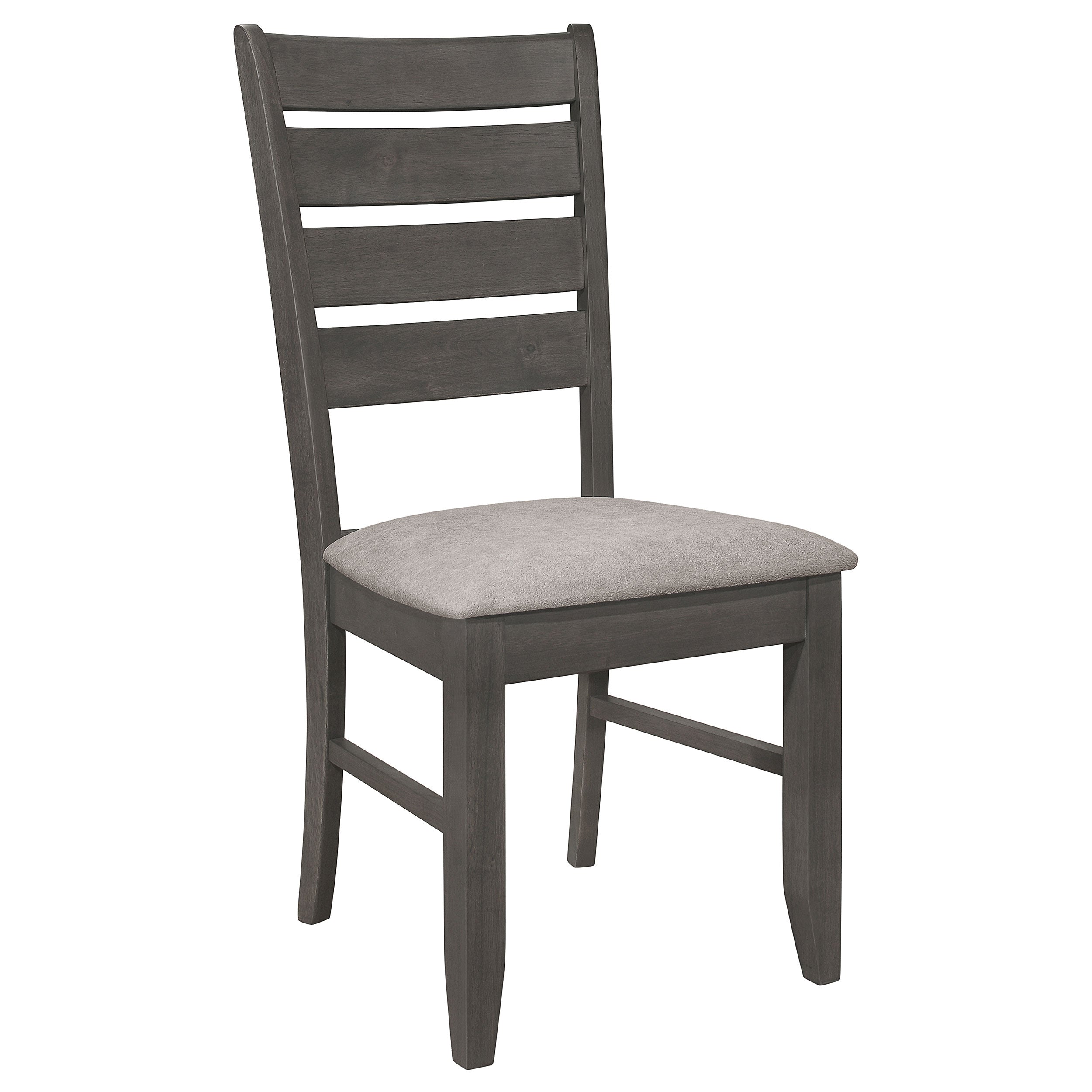 Grey and Dark Dining Side Chair Set