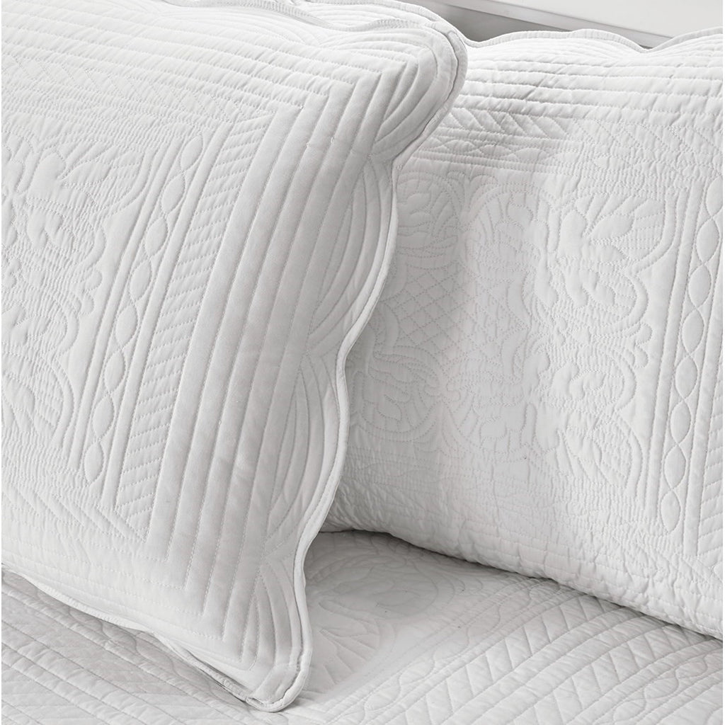 6 Piece Reversible Scalloped Edge Daybed Cover Set