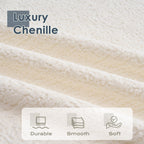 Curved Modern Chenille Chaise Lounge Chair