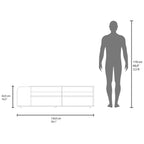Solene TV Stand with Open Shelves for Various Modern Storage