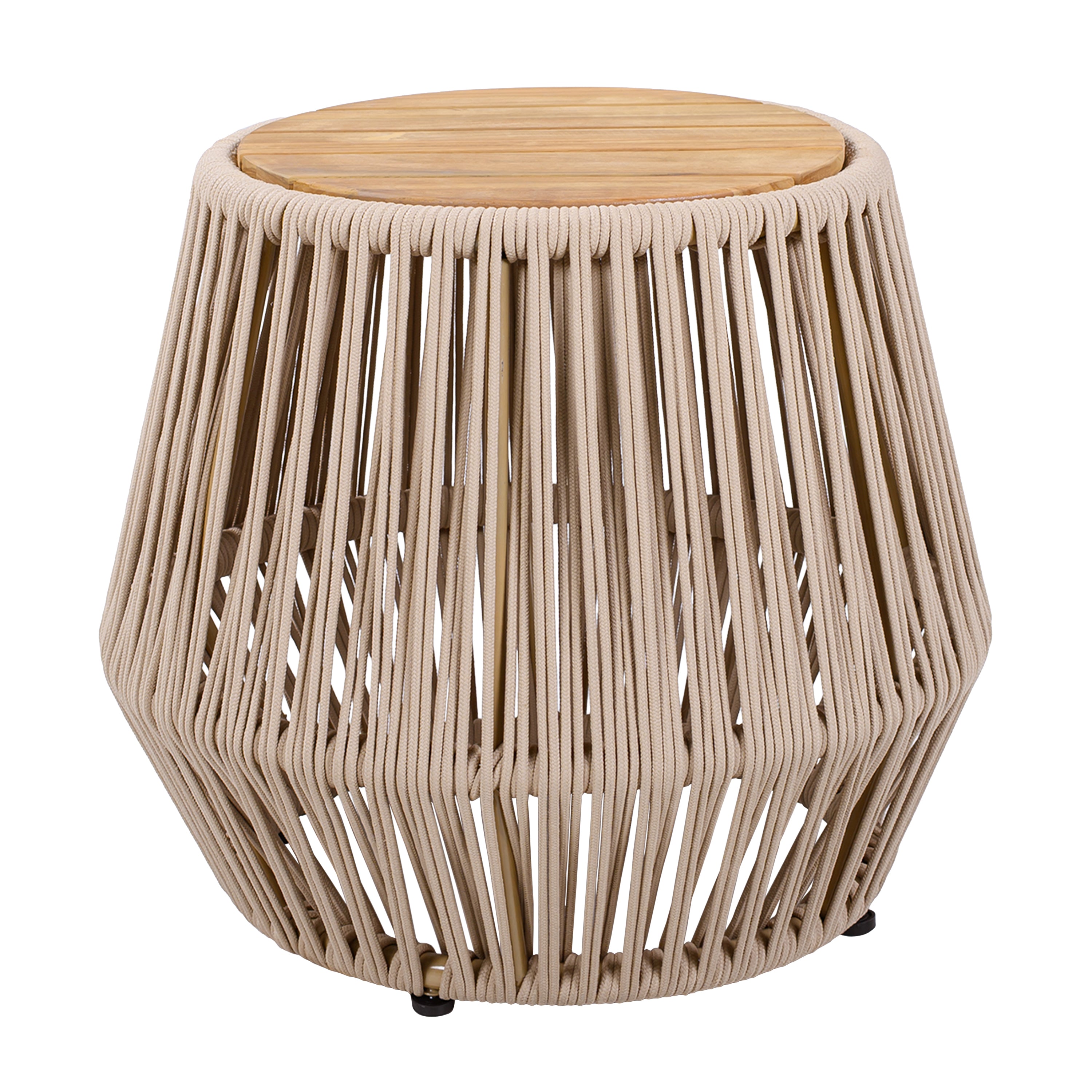 Acacia Wood Side Table