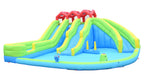 7 in 1 Inflatable Water Park with Three Slides